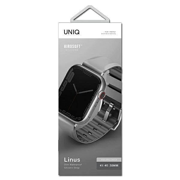 Pasek UNIQ Linus na Apple Watch 1/2/3/4/5/6/7/8/SE/SE2/38/40/41mm - sz
