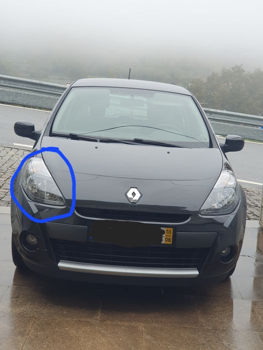 Ótica da frente esquerdo renault clio 3