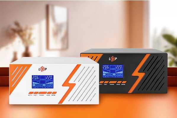 ДБЖ з правильною синусоїдою 12V LPM-PSW-1500VA (1050Вт) Black/White