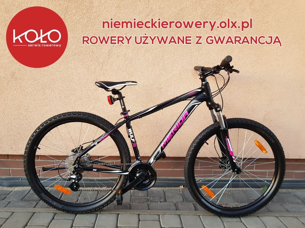 Rower górski damski MTB MERIDA koła 27,5 SHIMANO ALTUS aluminium