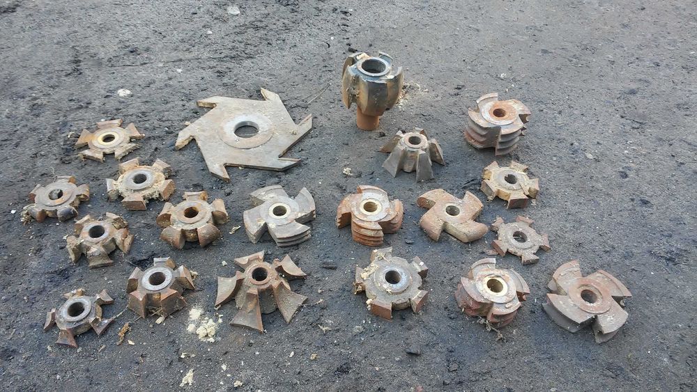 Frezy do Drewna różne rodzaje  całość jak na foto