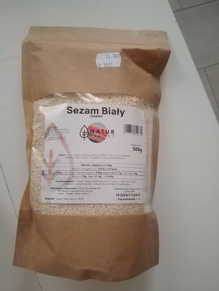 Sezam biały 500g