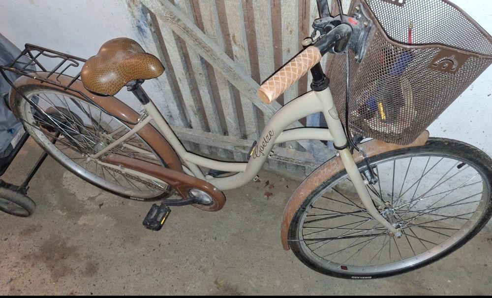 Rower Miejski Damski GOETZE,Rozmiar koła 28.