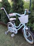 Rower dziecięcy SUN BABY Heart Bike 14 cali dla dziewczynki Miętowy