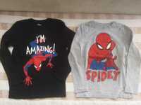 Bluzki/bluzy z długim C&A, Spiderman, r. 140