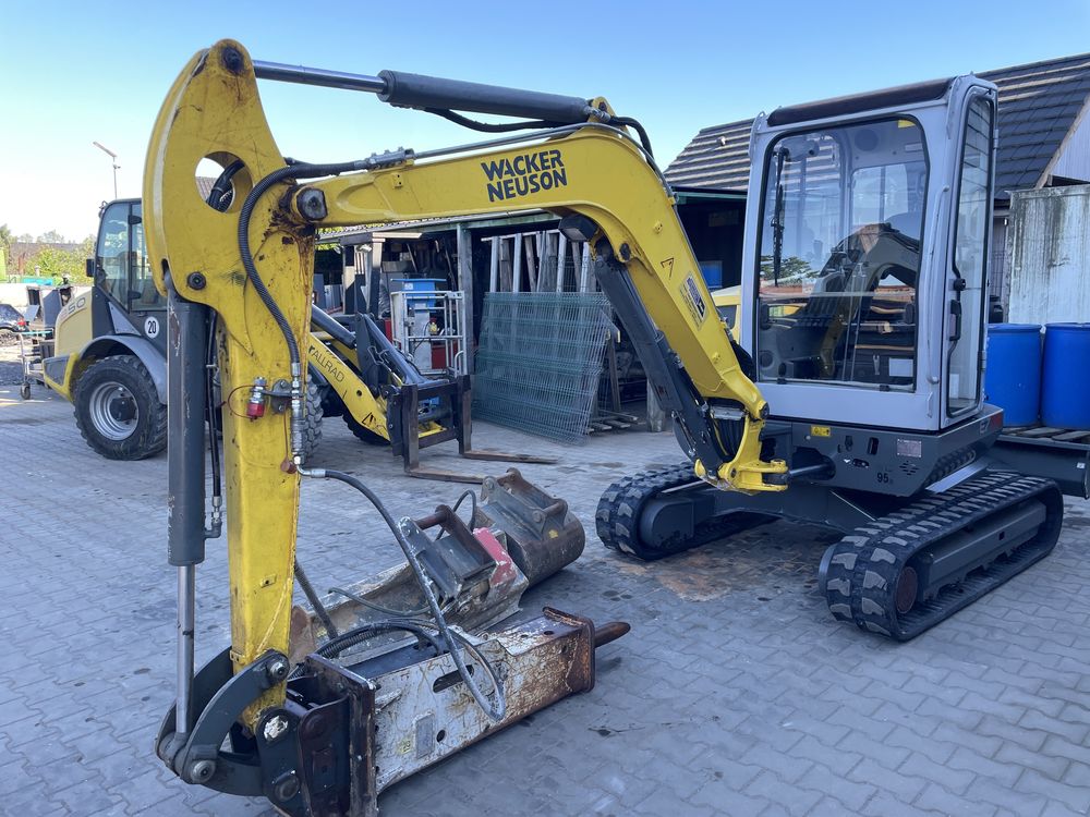 Minikoparka Wacker Neuson EZ38 1100 mtg, sprowadzona