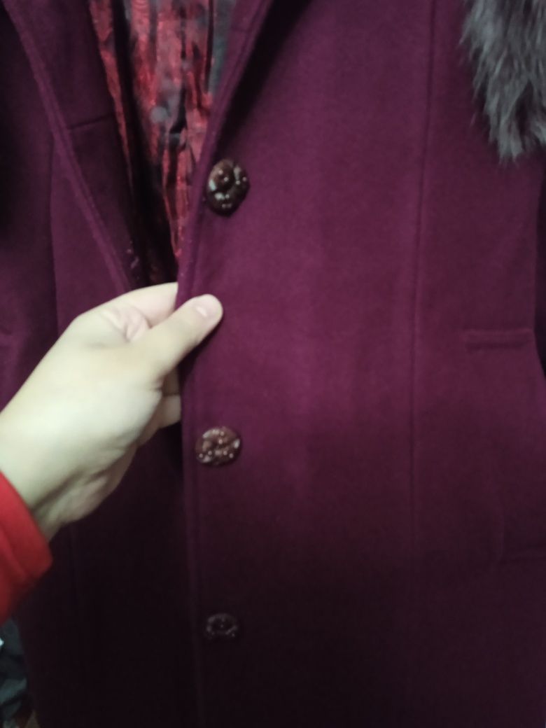 Жіноче пальто кашемірове 52 розмір