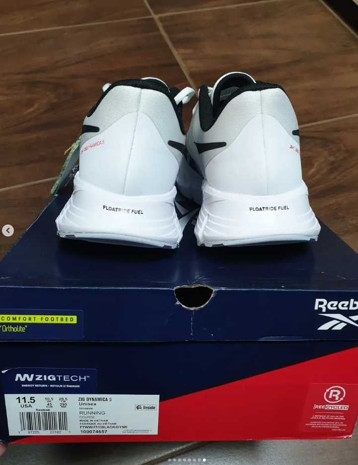 Кросівки спортивні Reebok ZIG DYNAMICA 5 оригінал 44,5