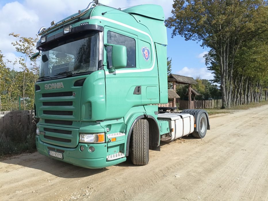 Scania r 420 ruchoma podłoga tarczka hydraulika