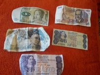 coleccao de notas antigas