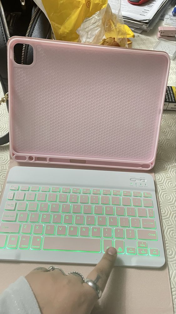 Capa para ipad com teclado