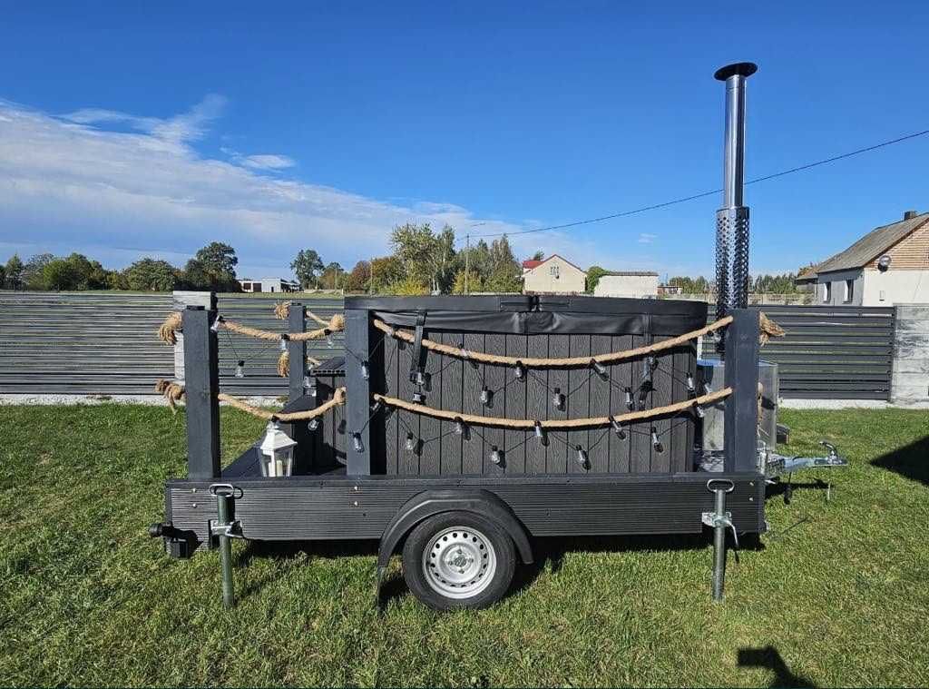 *WYNAJEM* Mobilna Balia Jacuzzi GO - *DUŻA*  Spa, Bania, Ruska Bania