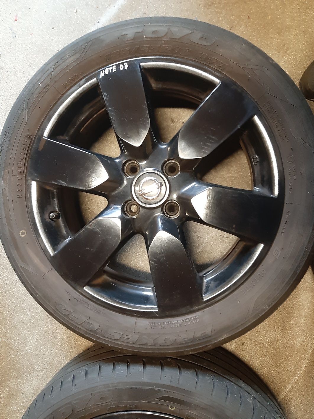 Alufelgi 16" 4x100 Et45 nissan Note/micra