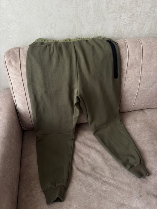 Брюки штани чоловічі Nike Tech Fleece XL хакі зелені джогери