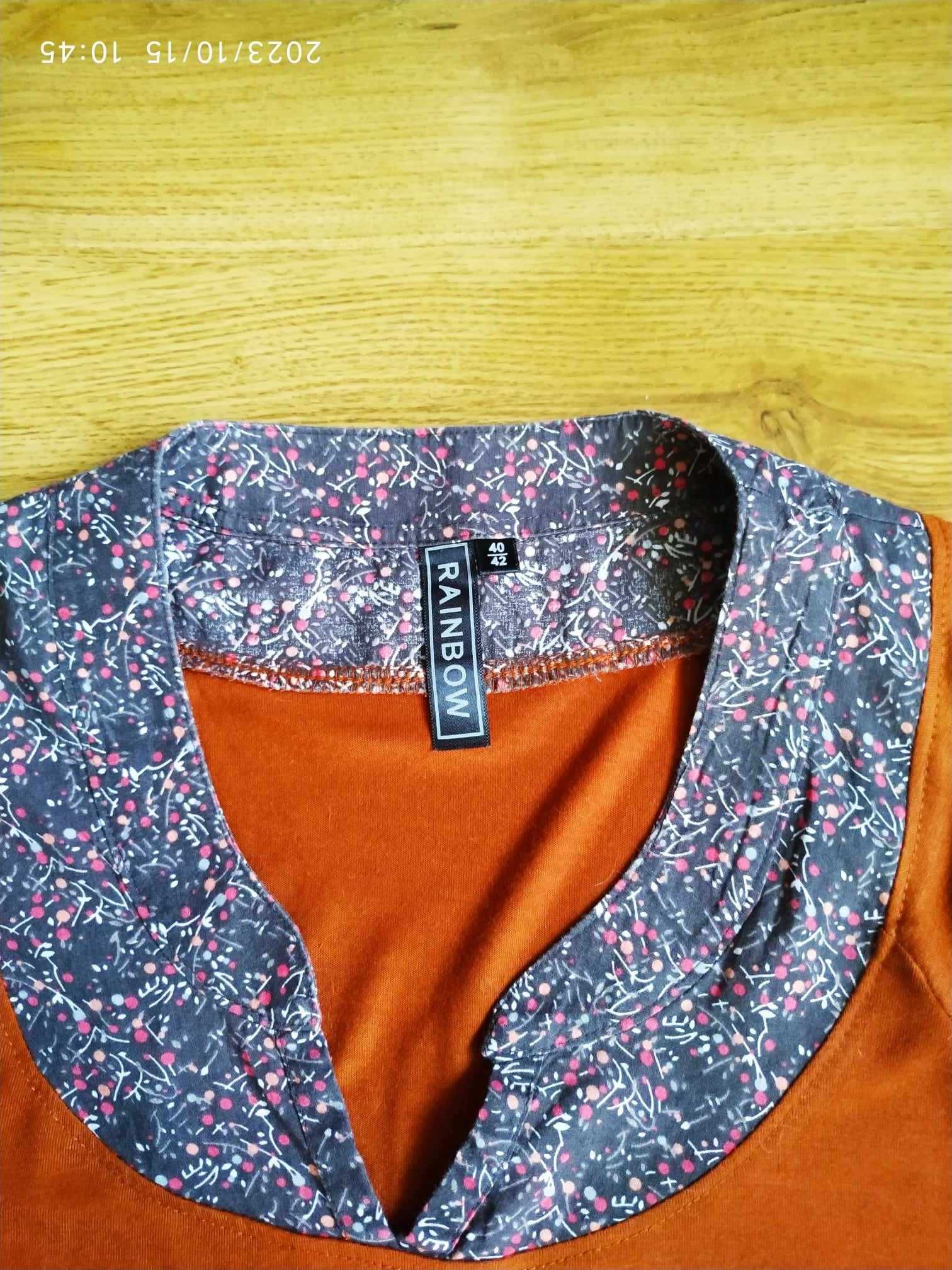 Sukienka tunika miedziana Rainbow 40/42 L/XL
