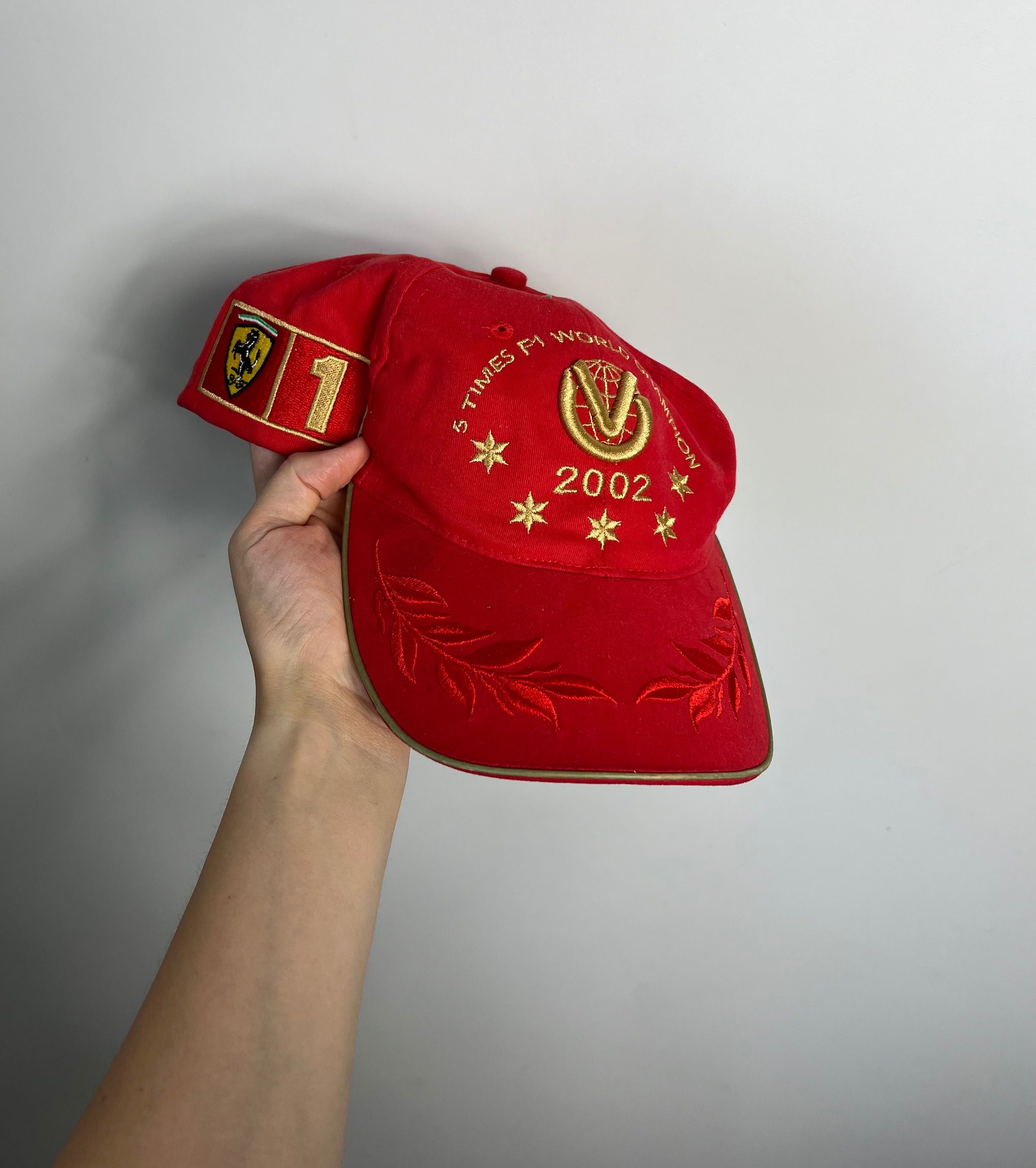 czapka Ferrari Michael Schumacher 2002 F-1 World Champion vintage