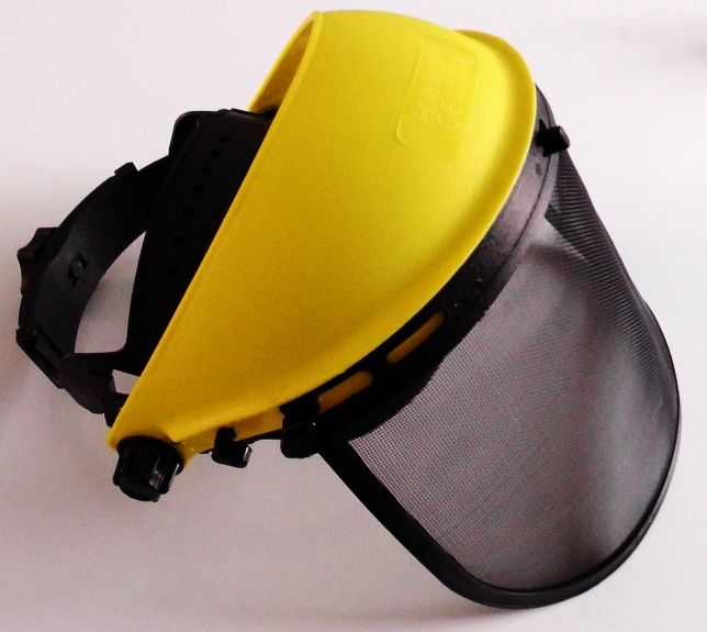 Osłona na twarz przyłbica z regulacją siatka