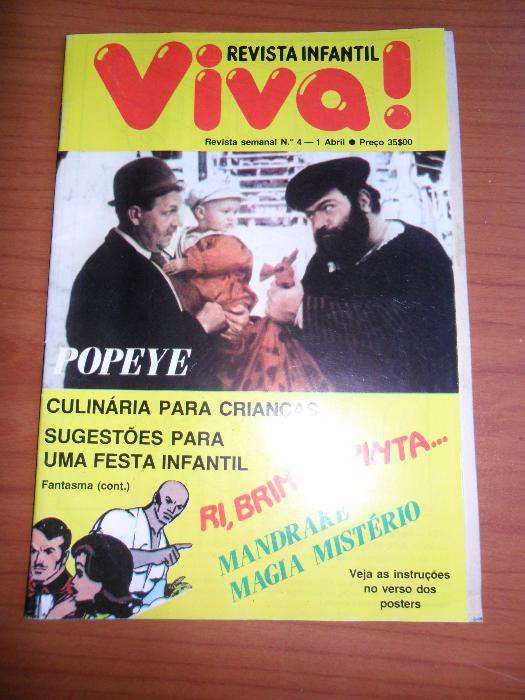 Antiga revista infantil Viva! nº 4 - 1 de Abril
