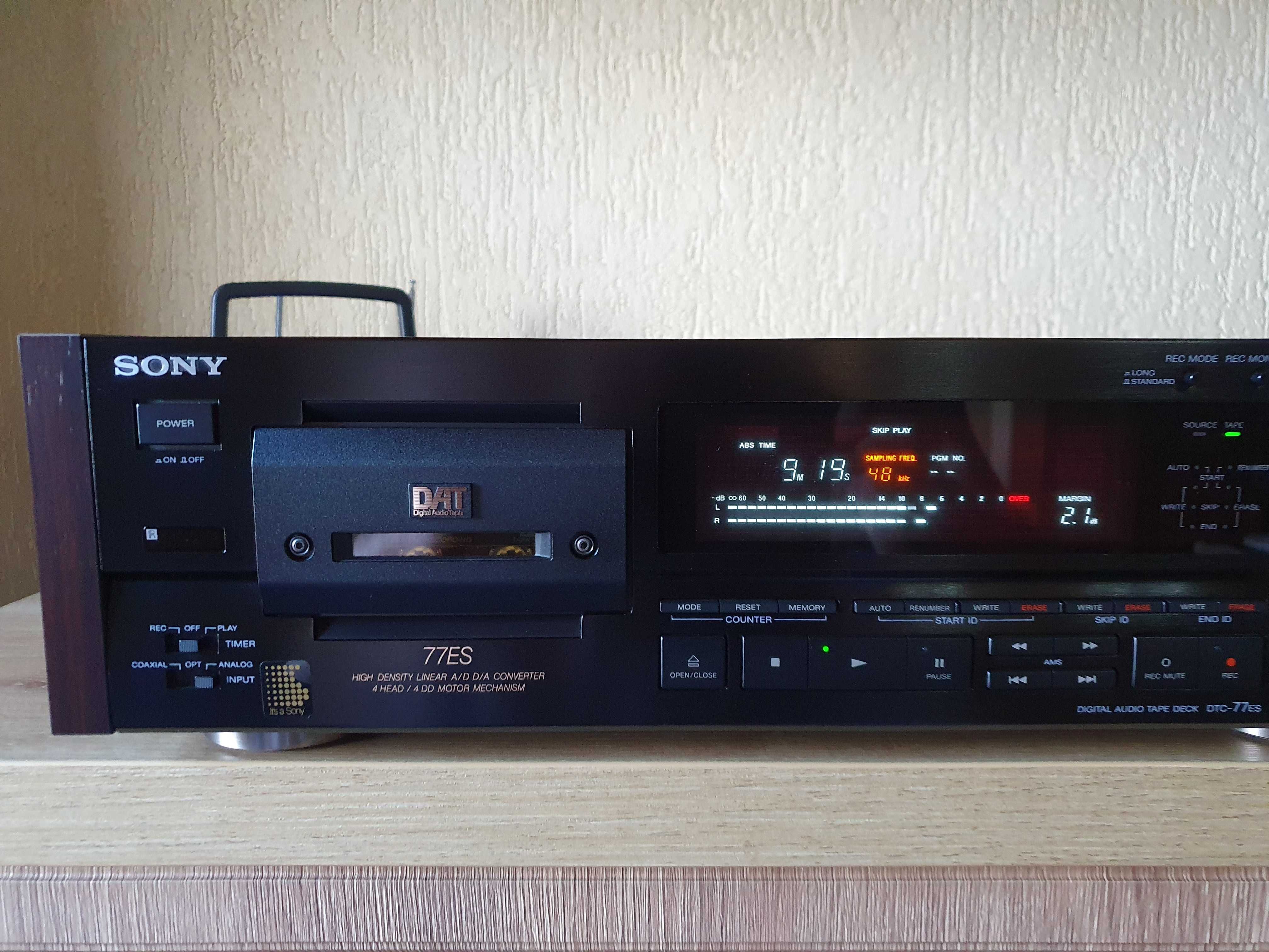 Sony audio tape deck dtc 77es