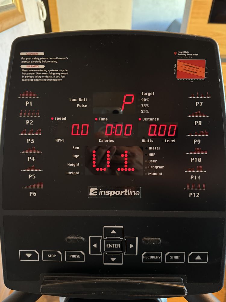 Rower stacjonarny treningowy Insportline Gemini R200
