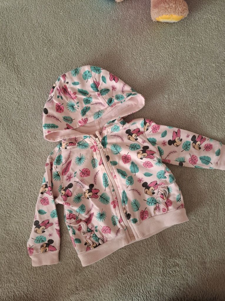 Komplet spodnie + dwie bluzy 68- 74