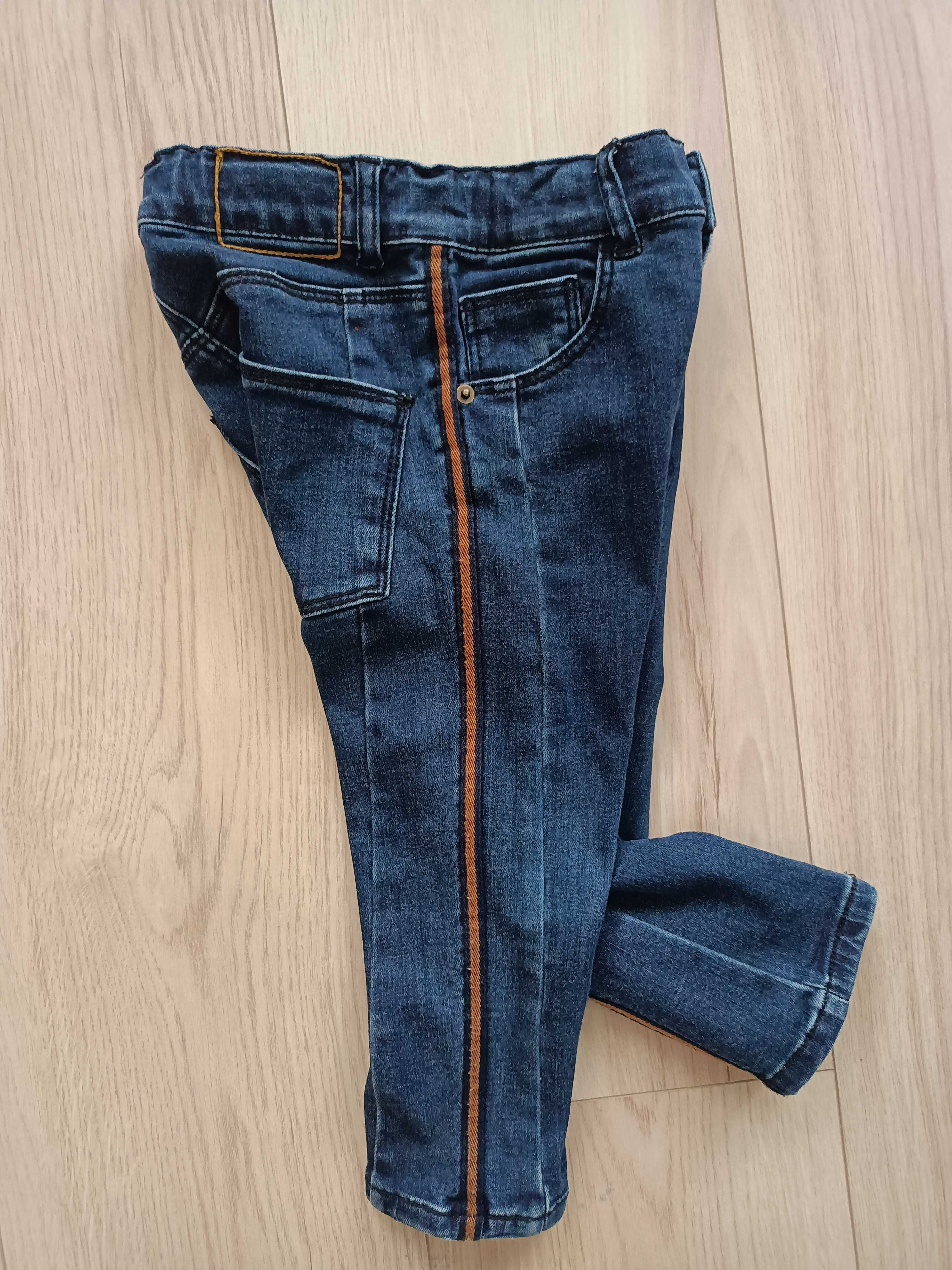 Zara spodnie jeans ideał rozm. 86