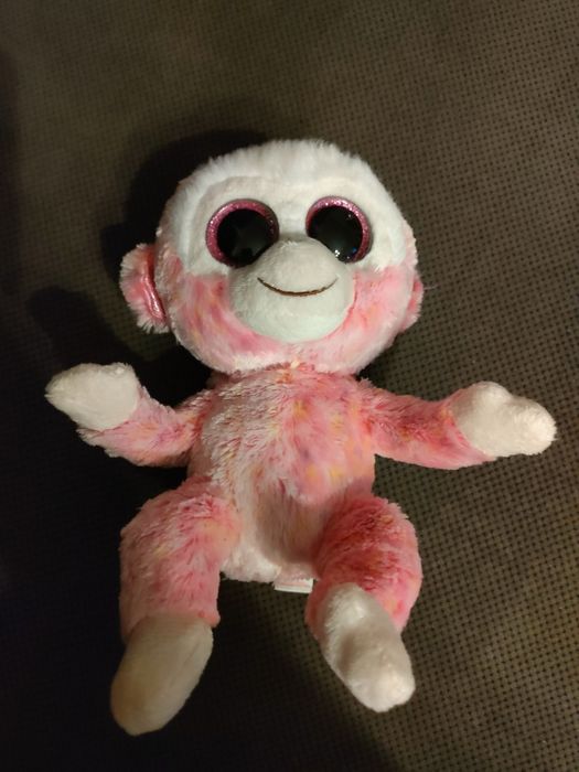 Pluszowa Różowa Małpka