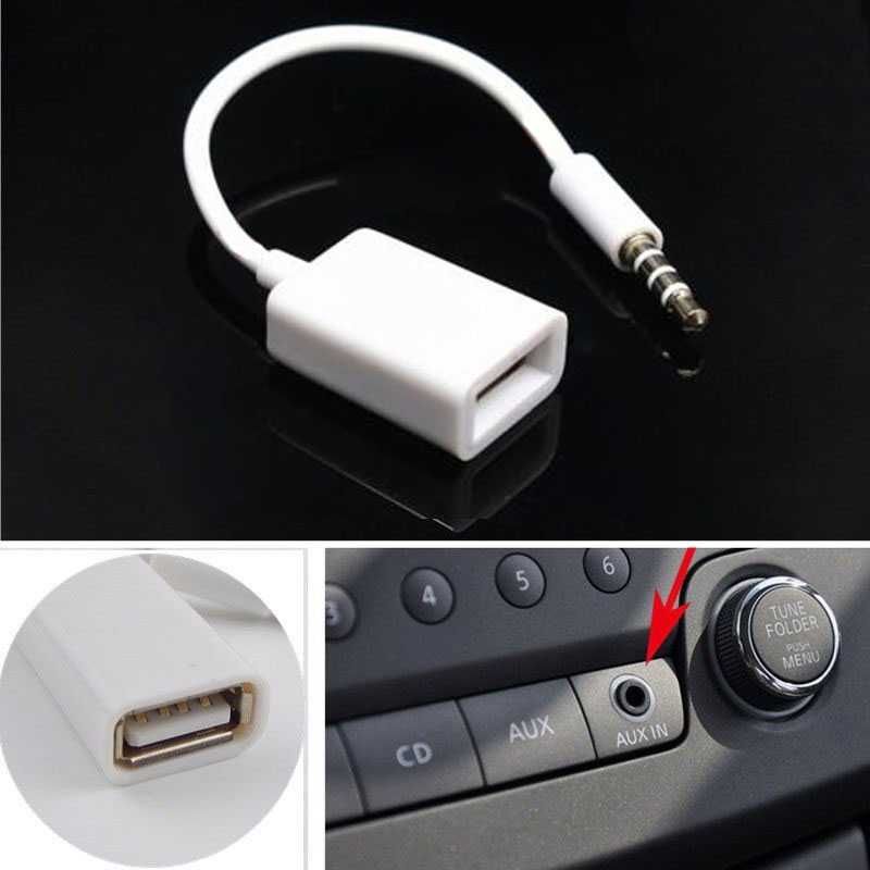 Автомобильный USB AUX Adapter для флешек с музыкой Аукс переходник