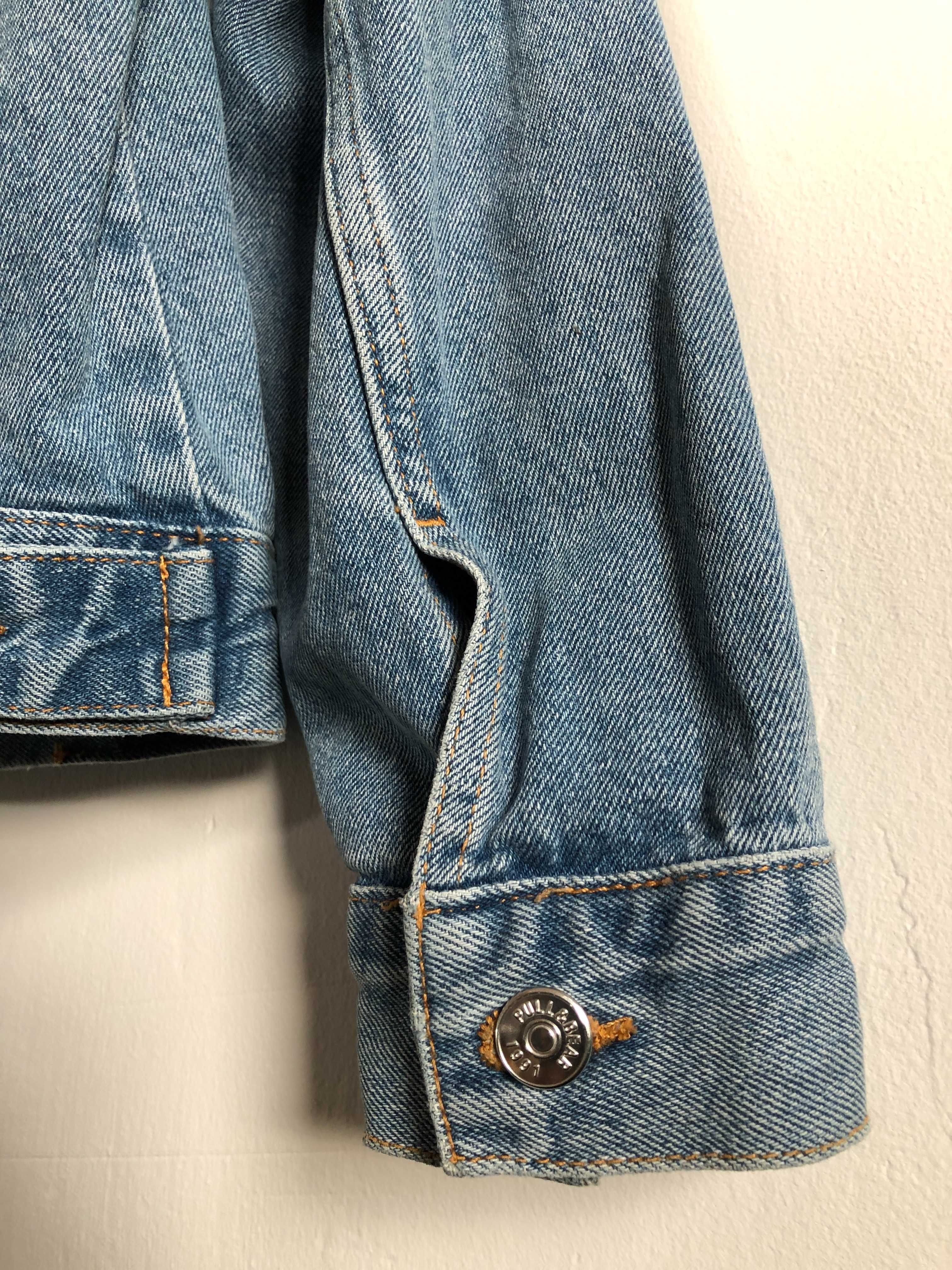 Kurtka jeansowa katana Pull&Bear denim NASA m jeans USA