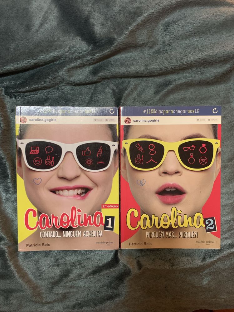 Livros para adolescentes “Carolina”