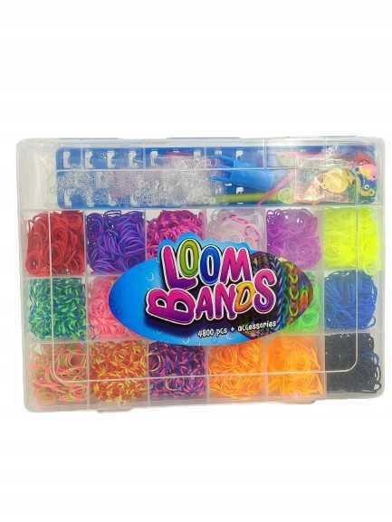 LOOM BANDS Gumeczki do Robienia Bransoletek 4800 Sztuk
