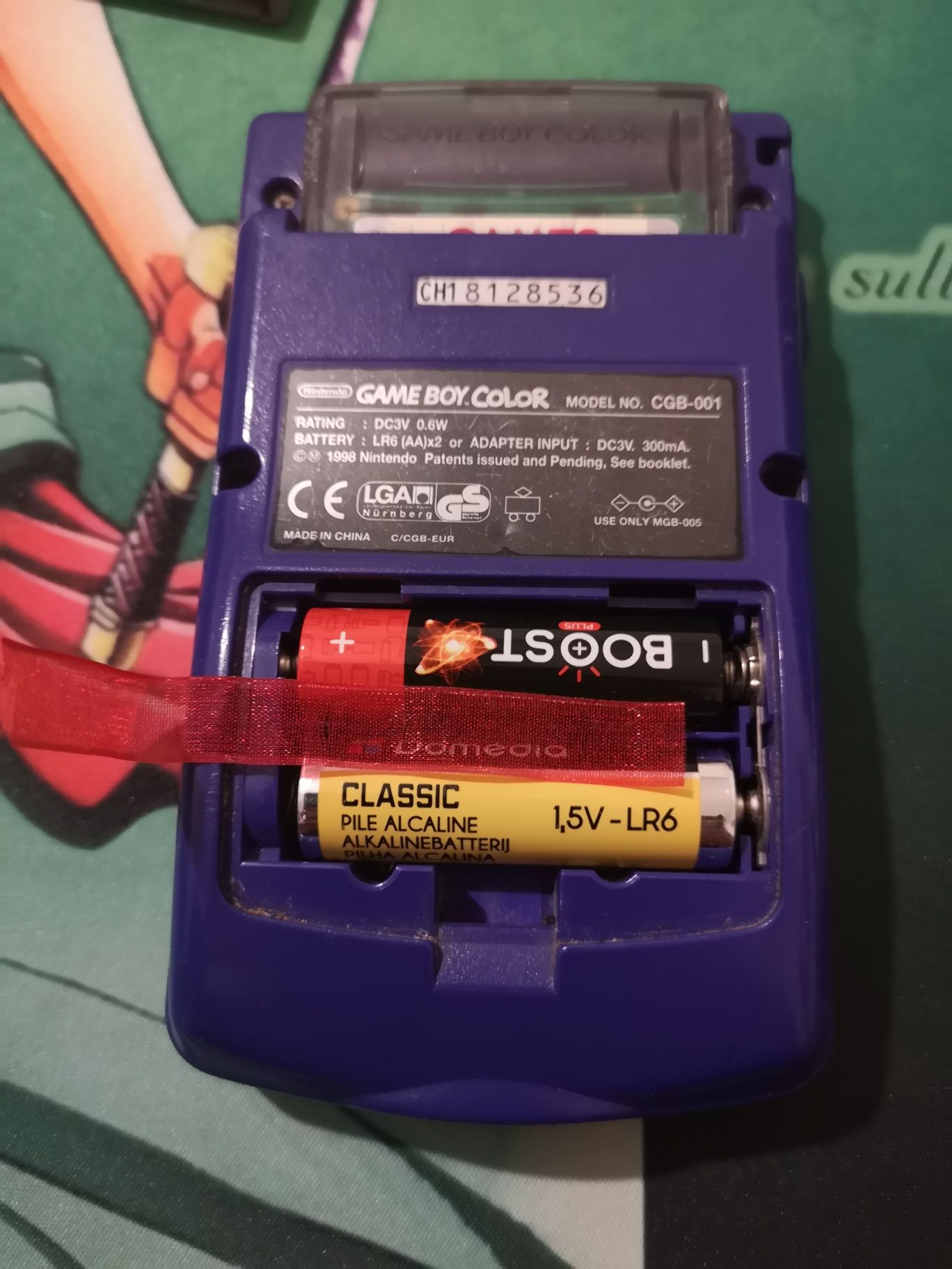 Game Boy color roxo original e a trnahar a 100%