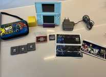 Konsola Nintendo DS Lite Niebieski Błękitny + Gry