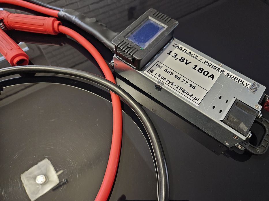 Zasilacz 14,4V 180A amperomierz/woltomierz  - Podtrzymanie Napięcia
