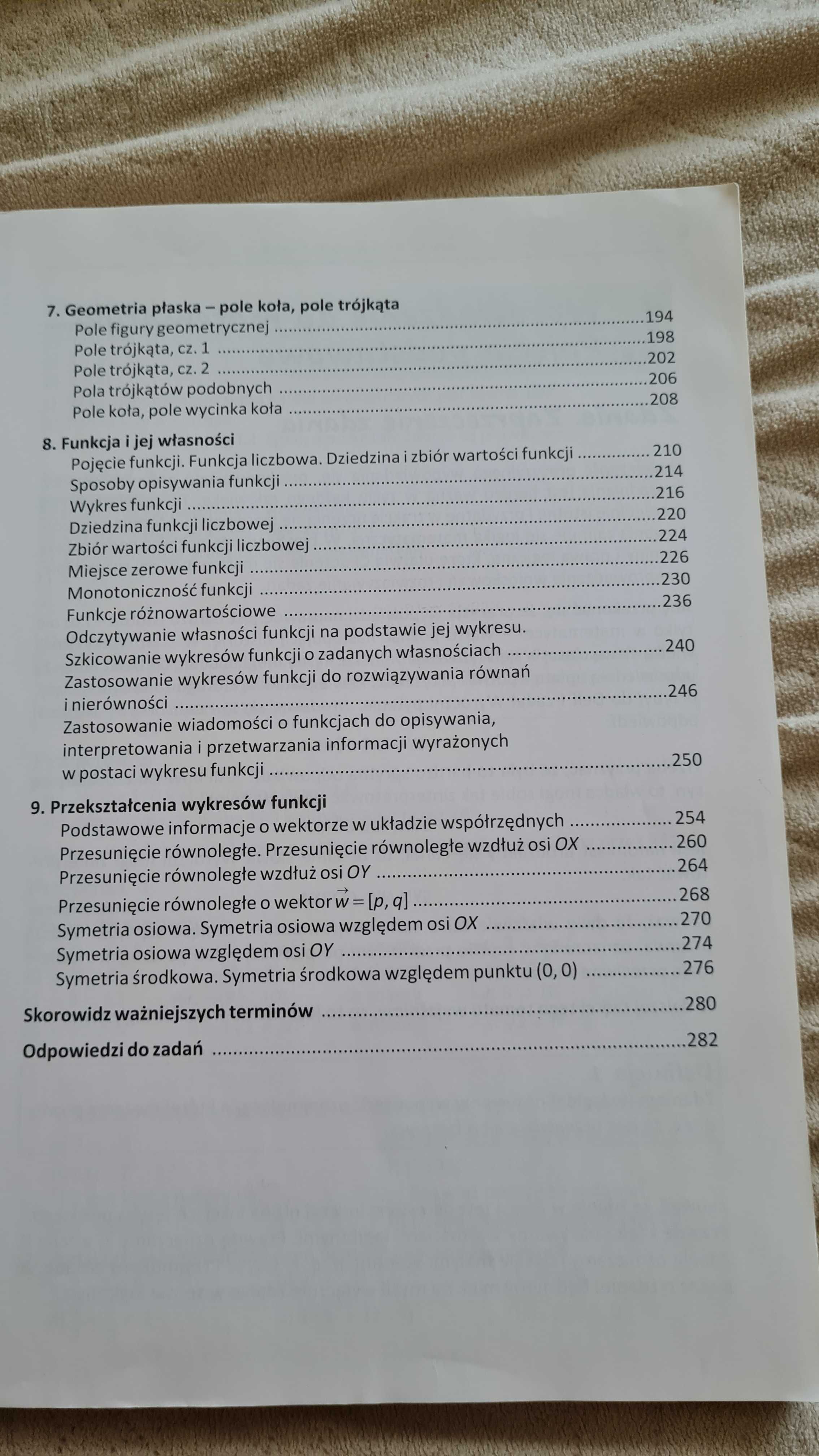 Matematyka klasa 1 szkoła średnia podręcznik M. Kurczab, E. Świda