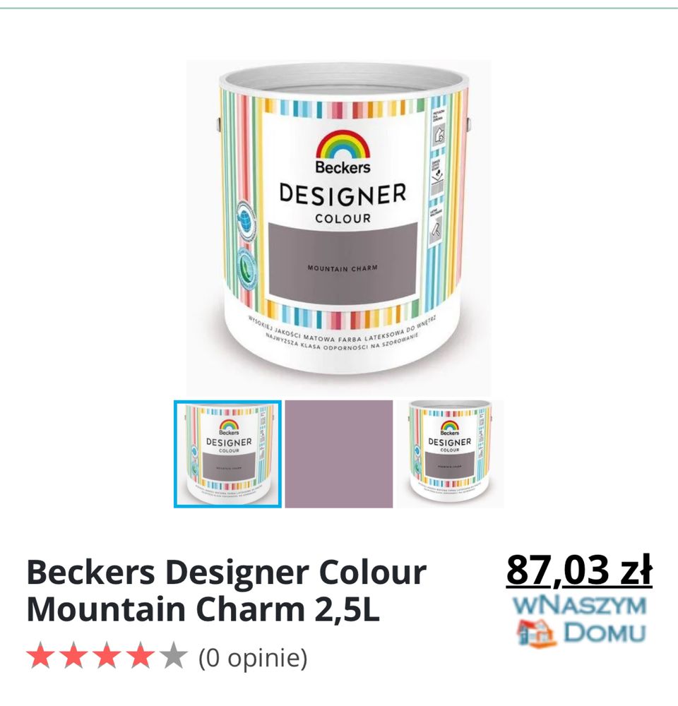 Farba beckers mountain charm 10 l