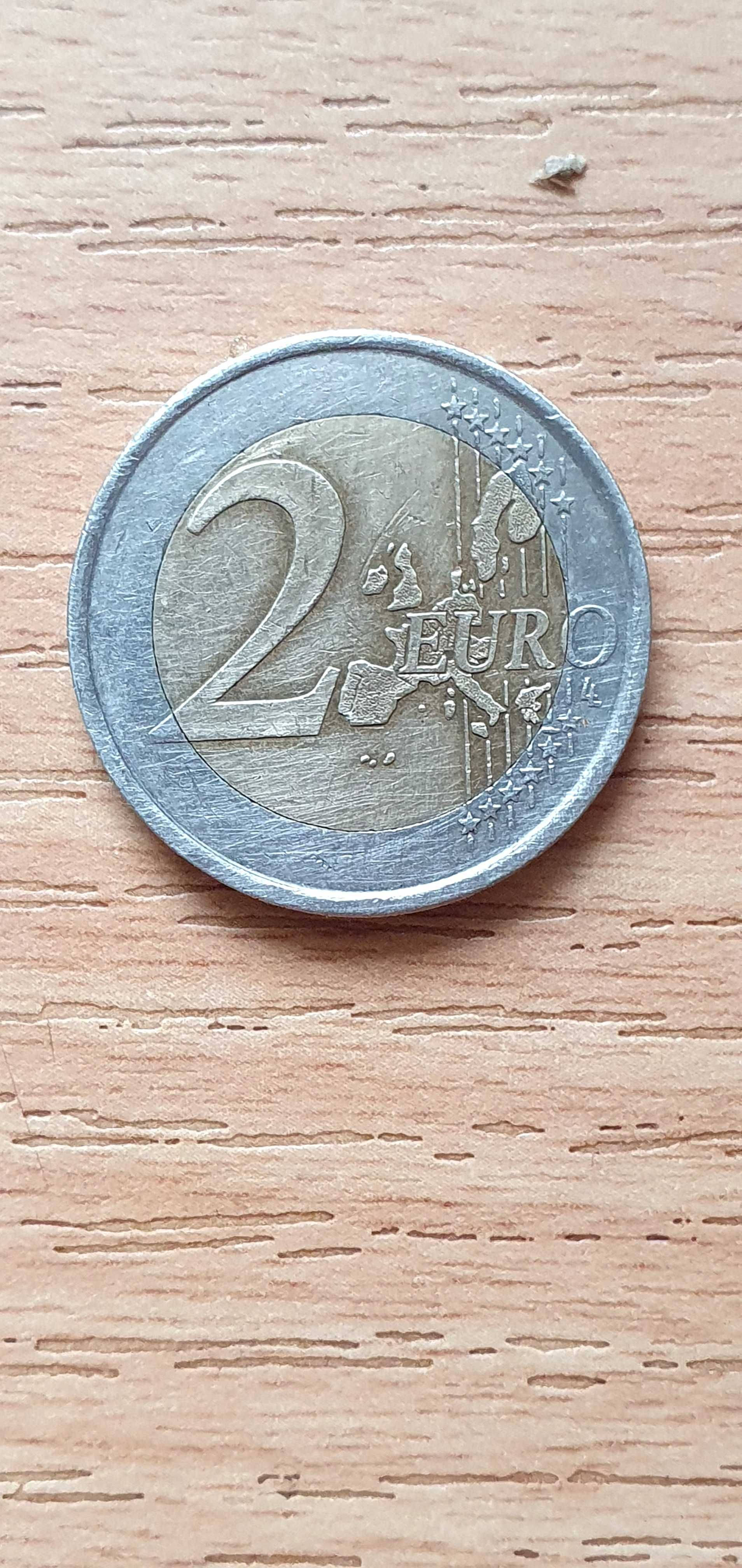 Monety kolekcjonerskie 1 i 2 euro Hiszpania 1999r i 2002r.