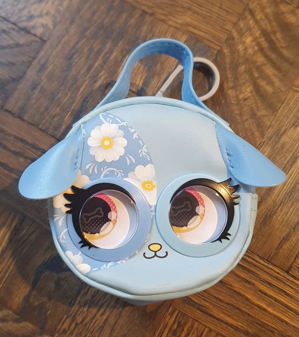 Purse Pets niebieski kotek, stan idealny