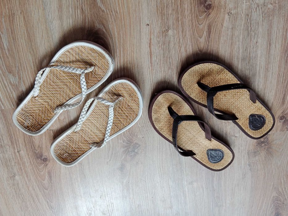 2 pary japonki sandały