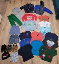MEGA PAKA bardzo duży zestaw ubrań dla chłopca r. 116