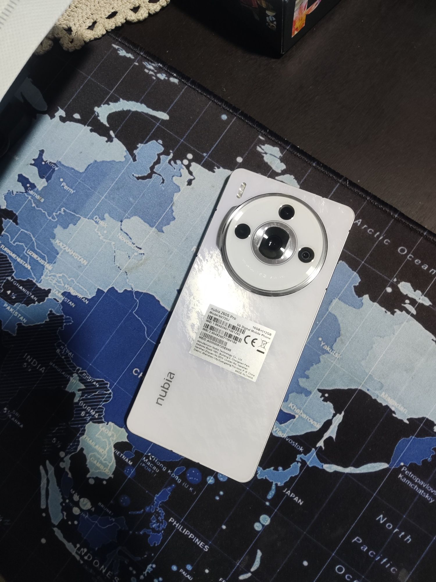 Nubia Z60S Pro 16gb 512gb branco como novo