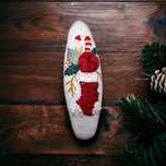 Ganchos bordados à mão- Natal
