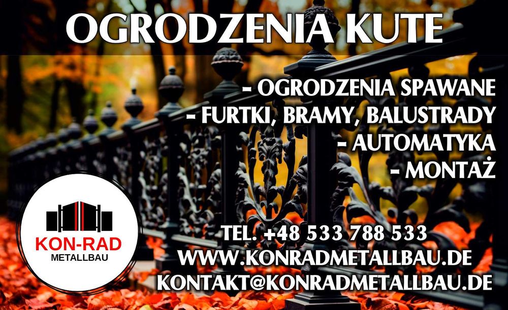 piękne OGRODZENIE KUTE na miarę + MONTAŻ + szybki termin = SUPER CENA