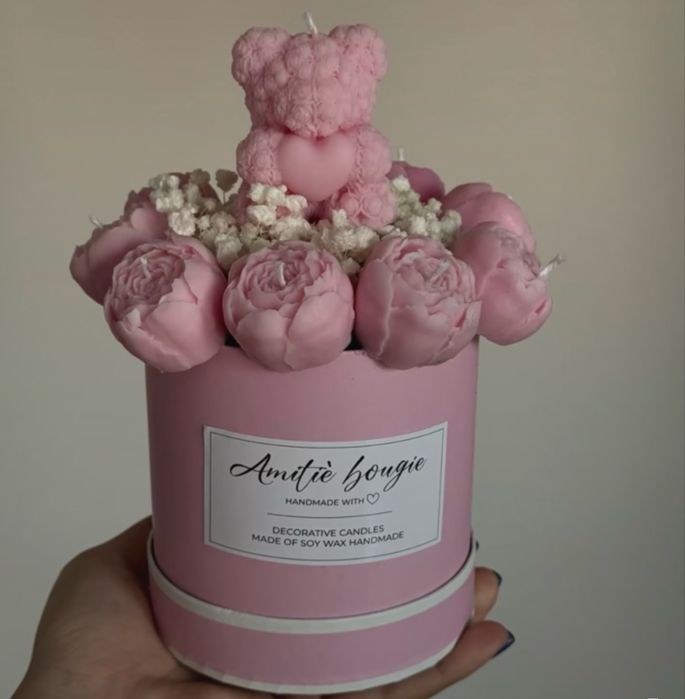 Varios tipos de buquês de velas