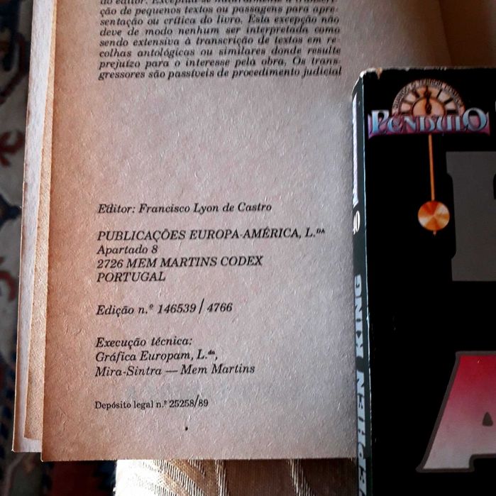 Stephen King - A Luz Vol. 2 - Publicações Europa América