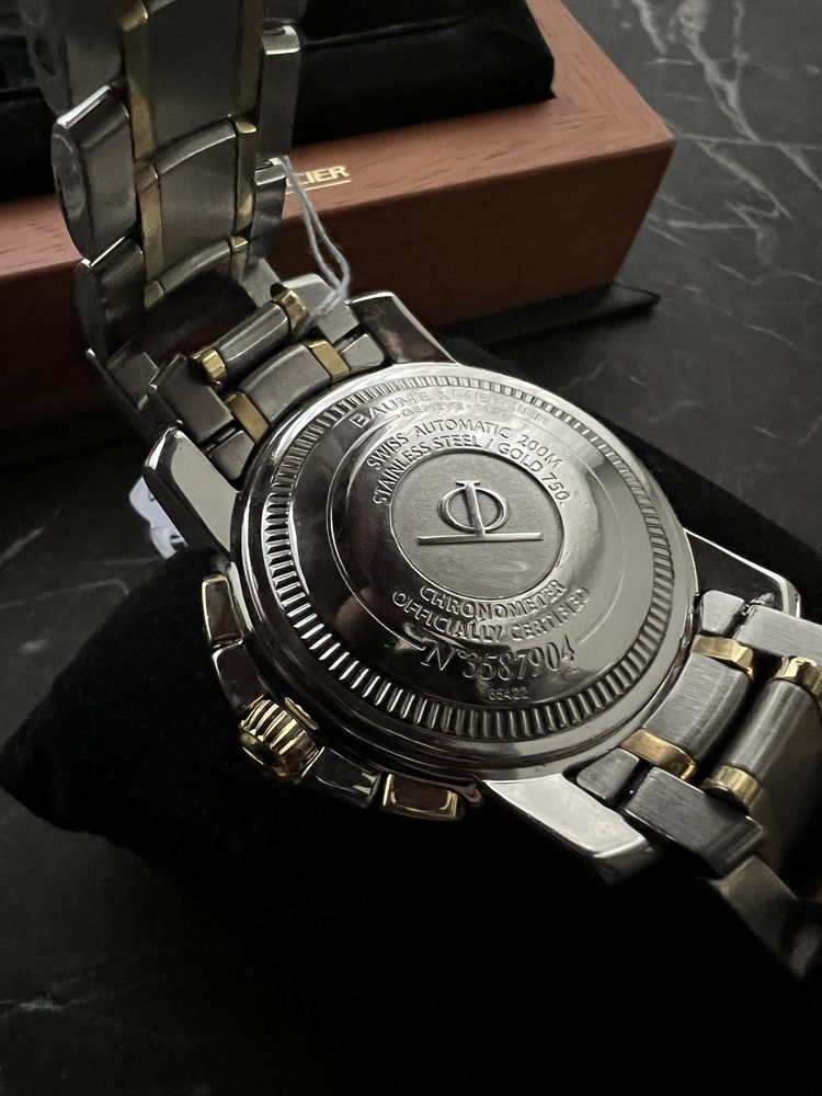 Годинники Baume&Mercier хронограф, Швейцарія,золото/сталь, як нові