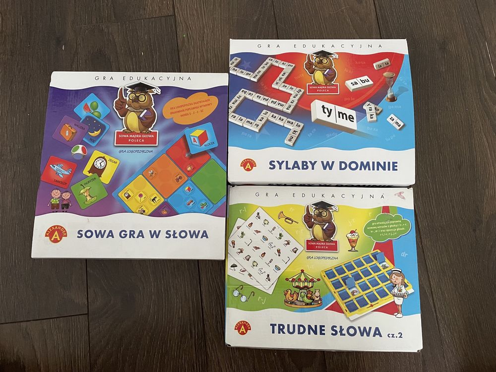 Gry edukacyjne - Sowa Mądra Głowa 3 gry