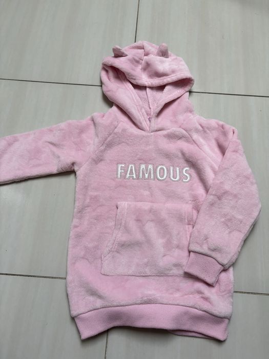 Bluza welurowa dla dziewczynki r.110