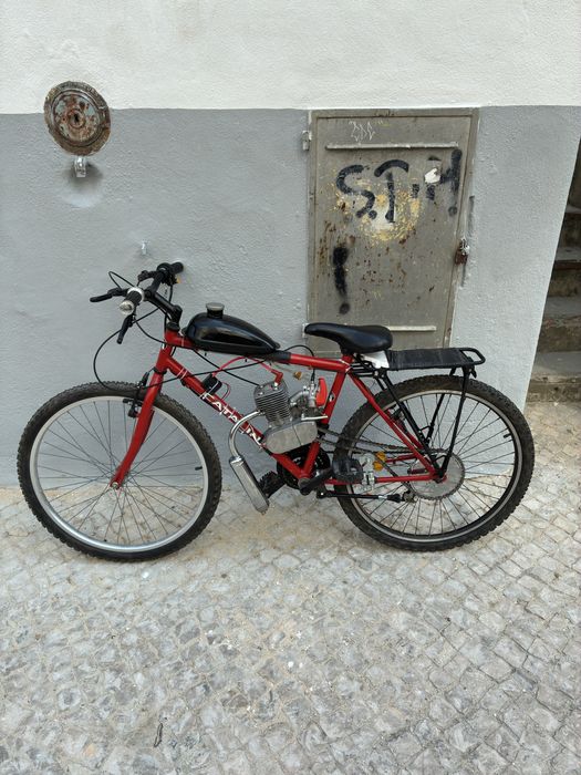 Bicicleta motorizada 100cc 2t - motor 0 km
