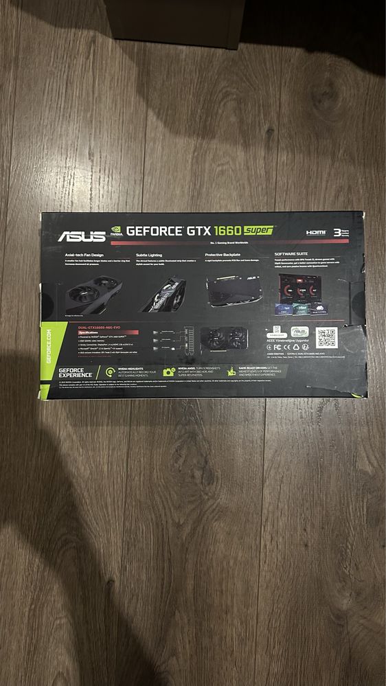 ASUS GTX 1660 super 6gb gddr6